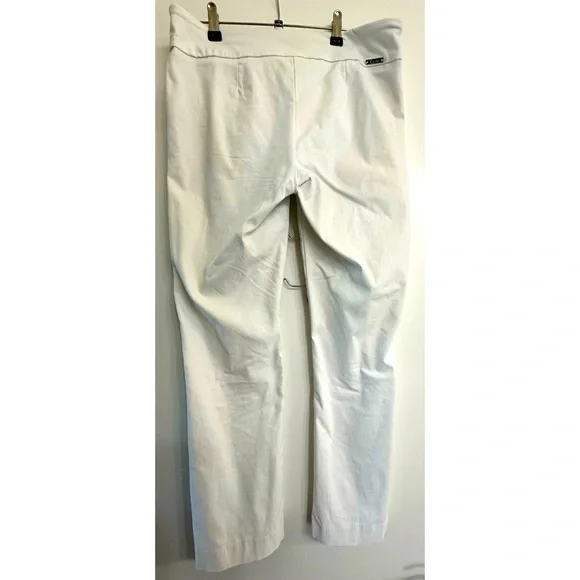 Rekucci White Pull-On Comfort Pants – Spring Stretch Twill Short - Picture 7 of 7